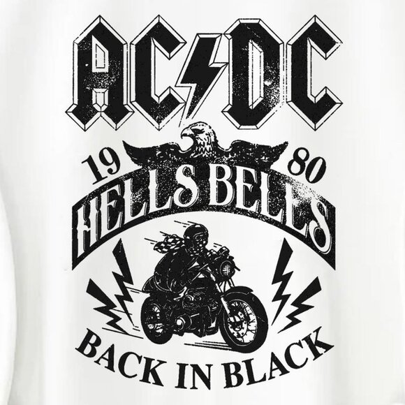 Vintage ACDC Hells Bells Sweaters, Graphic ACDC Back in Black Album shirt white - Picture 3 of 4